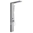 Coloana dus hidromasaj, Inox 5 in 1, Led, 4 jeturi masaj, Lumina Led, 1345 x 200 x 460 mm