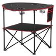 Masa camping, pliabila, portabila, Geanta transport, 720x720x600 mm, 4 suporturi pahare