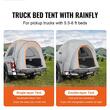 Cort camping pentru camioneta pick-up, 2-3 persoane, 160 x 165 x 170 cm, PU2000 mm, ferestre, strat dublu