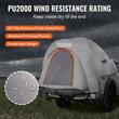Cort camping pentru camioneta pick-up, 2-3 persoane, 200 x 165 x 170 cm, PU2000 mm, ferestre, strat dublu