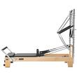 Aparat pilates Performer cu turn, cadru lemn artar, 2.4 m, max 181 kg, Sistem rezistenta 6 x arcuri,  saltea conversie, placa sarituri, curele
