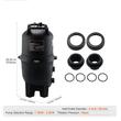 Pompa pentru piscina cu filtru detasabil, 2200 W, Debit 40000 l/h, Conexiune 2 inch, 4 x cartus Ф178 x 508 mm
