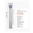 Coloana dus hidromasaj, Inox 5 in 1, Led, 4 jeturi masaj, Lumina Led, 1345 x 200 x 460 mm