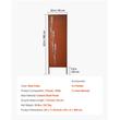 Set 4 x Paravan confidentialitate pentru gradina/casa, Otel, 50x160 cm, Exterior/Interior, ruginiu