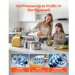 Presa electrica pentru ulei, la cald si la rece Inox, capacitate 5 kg/h, putere 1250 W
