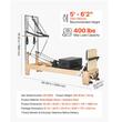 Aparat pilates Performer cu turn, cadru lemn artar, 2.4 m, max 181 kg, Sistem rezistenta 6 x arcuri,  saltea conversie, placa sarituri, curele