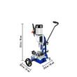 Masina de mortezat cu masa mobile, 370 W, 1700 rpm, mandrina 13 mm, Capacitate dalta 6-12 mm, coloane duble, dimensiune bucsa 19.05 mm, adancime 76 mm
