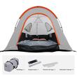 Cort camping pentru camioneta pick-up, 2-3 persoane, 200 x 165 x 170 cm, PU2000 mm, ferestre, strat dublu