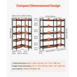 Raft multifunctional de colt cu 5 etaje, Metal/MDF, 120.1 x 30 x 166.1 cm, pentru plante, carti, decoratiuni