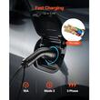 Cablu de incarcare pentru vehicule electrice,  EV tip 2, Negru 16 A, Lungime 10 m, max 11 kW, IP65
