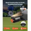 Antifurt remorca, 3 chei, Otel carbon, compatibil cu cuplajele de flux de aer cu flanșă de 2-5/16 inch / 58,6 mm
