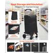 Carucior pentru cumparaturi cu 4 roti, geanta detasabila, maner telescopic, max 75 kg, capacitate 40 l
