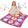 Covoras muzical de dans, 1300 x 880 x 45 mm, anti-alunecare, Moduri Provocare 1-8 Niveluri, Pian