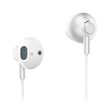 Casti cu fir In-Ear, Microfon, Jack, Dimensiune difuzor 14.2 mm, Alb