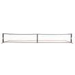 Fileu portabil pentru tenis Vevor 673 x70x92 cm, Cadru metalic, plasa PE, geanta transport