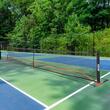 Fileu portabil pentru tenis Vevor 673 x70x92 cm, Cadru metalic, plasa PE, geanta transport