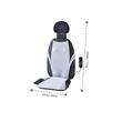 Husa de scaun pentru masaj Vevor Shiatsu 30 W, 2 motoare, 3 zone de masaj, functie de incalzire, 5 moduri de vibratie, Telecomanda