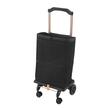 Carucior pentru cumparaturi cu 4 roti, geanta detasabila, maner telescopic, max 75 kg, capacitate 40 l