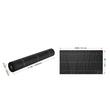 Folie antiburuieni, polipropilena, tesuta, neagra, Latime 1.2 m, Lungime 91.4 m, 108 g/mp