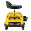 Scaun de atelier cu roti, inaltime reglabila 500-650 mm, pivotare 360°, capacitate 150 kg