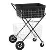 Carucior pentru cumparaturi cu 2 x niveluri si 4 x roti, Pliabil, 2 x cosuri, max 40 kg, capacitate 128 l