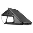 Cort de acoperis, carcasa rigida, 2 x ferestre, Aluminiu, Iluminare led, 2-3 persoane, max 272 kg, dimensiuni deschis 2500 x 2250 x 1440 mm