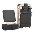 Aparat pilates pliabil, cadru lemn, 2.3 m, max 181 kg, Sistem rezistenta 5 x arcuri,  rulmenti dubli, franghii reglabile