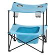 Masa camping, pliabila, portabila, Geanta transport, 560x560x640 mm, 4 suporturi de pahare, Albastru