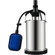 Pompa submersibila cu plutitor, Putere 550 W, Inox, Debit 9500 l/h, Iesire G1-1/2", Inaltime 7.5 m, IPX8, Lungime cablu alimentare 10 m