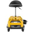 Scaun de atelier cu roti, inaltime reglabila 500-650 mm, pivotare 360°, capacitate 150 kg