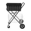 Carucior pentru cumparaturi cu 2 x niveluri si 4 x roti, Pliabil, 2 x cosuri, max 40 kg, capacitate 128 l