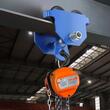Carucior pentru palan, Capacitate 1000 kg, latime lucru 63.5-177.8 mm