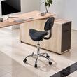 Scaun hidraulic cu spatar, tip sa, pentru salon/cabinete, max 204 kg, 5 roti, inaltime reglabila 84-100 cm, Negru