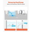 Aspirator automat pentru piscine, furtun 9.6 m, putere min pompa 550 W