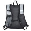Rucsac de hidratare usor cu suport de apa de 2 l, ciclism, drumetie, Impermeabil, 460 x 320 x 125 mm, Negru/Argintiu