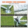 Cotet pentru pasari si animale mici, 3x1.97x1.99 m, Acoperis PE, Usa intrare, Otel galvanizat