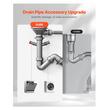 Chiuveta comerciala otel inoxidabil, 500x430x190 mm, Strat de izolare fonica si anti-condens, Incastrabila, Margine groasa 3 mm
