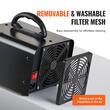 Generator de ozon pentru aer, apa, alimente, 100 W, 24000 mg/h, pana la 300 m², temporizator