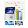 Masina profesionala de facut cuburi de gheata, Inox 45 kg/zi, capacitate de depozitare 15 kg, afisaj digital, Functie Auto-Curatare