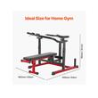 Aparat multifunctional cu suport greutati, max 200 kg, Spatar reglabil, 8 pozitii reglabile, 1600x1550x760mm, Otel