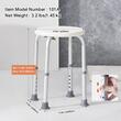 Scaun de dus cu inaltime reglabila pe 6 niveluri pentru persoane cu dizabilitati, max 136 kg, Anti-derapant, aluminiu