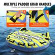 Saltea gonflabila remorcabila pentru sporturi acvatice, 3 persoane, 1580 x 1662 x 365 mm, 6 manere captusite, max 231 kg