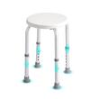 Scaun de dus cu inaltime reglabila pe 6 niveluri pentru persoane cu dizabilitati, max 136 kg, Anti-derapant, aluminiu