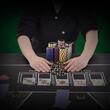 Set poker Vevor Vegas 500 jetoane 14 g, 2 pachete carti, 5 zaruri