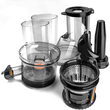 Storcator de fructe Slow juicer, Inox, 2 x viteze, 200 W, capacitate recipient 0.6 l
