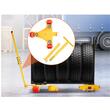 Platforma de transport Dolly capacitate 3000 kg, Placa rotativa, 3 roti, 425 x 335 x 116 mm