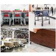 Set 16 roti pivotante cu blocare pentru carucioare, 4 inch, max 130 kg / roata, PU si Otel