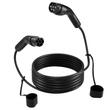 Cablu de incarcare pentru vehicule electrice,  EV tip 2, Negru 16 A, Lungime 7 m, max 11 kW, IP65