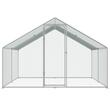 Cotet pentru pasari si animale mici, 3x3.93x1,99 m, Acoperis drept, Usa intrare, Otel galvanizat, Copertina PE