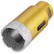Set 6 carote diamantate si 1 disc taiere 125 mm pentru gresie, marmura, 20-68 mm, prindere M14, umed sau uscat, cutie depozitare